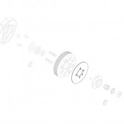Clutch housing plate (homologat. ACI-CSAI)