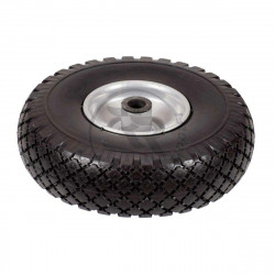 Solid wheel 260x85mm with rollers D.20mm, metal rim.