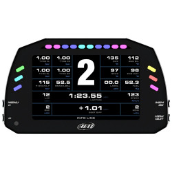 AiM MXS 1.2 Strada 5" TFT Dash Display with Race Icons