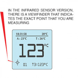 Digital tire Pyrometer with Infrared Sensor