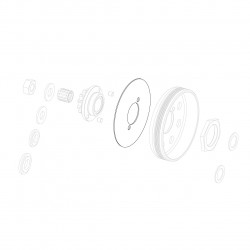 Clutch housing plate (homologat. ACI-CSAI)
