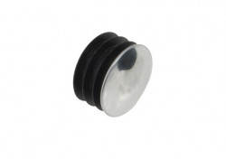 Chromium-plated plug Ø 28 mm