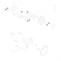 Hexagonal nut M6x1