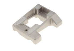 Inclined AL engine mount 92x28 mm drilled