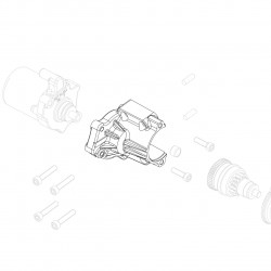 Mini Rok-MR3 transmission starter support
