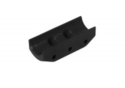 Nylon protection for brake disk Ø 206x16 mm Black