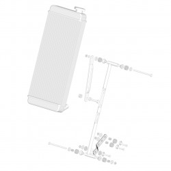 Radiator support plate 4F