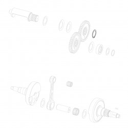 Seeger x crankshaft d.25
