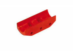 Nylon protection for brake disk Ø 206x16 mm Red