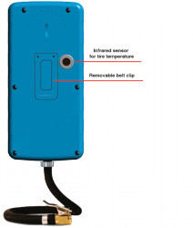 Tire pressure gauge with Infrared tire Pyrometer