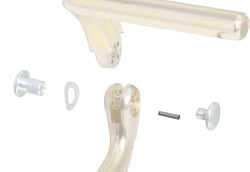 Pin for pedal adjustment