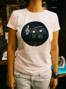 T-Shirt (Her) I LO-VE (Only in Romanian language)
