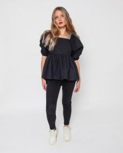 Bluza Privește înainte (negru)
