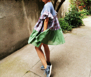 Butterflies and People Dress (model M)