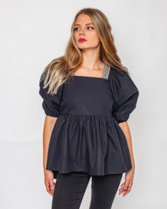 Bluza Privește înainte (negru)