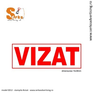 Stampila VIZAT