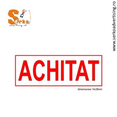 Stampila ACHITAT