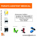 Stampila Parafa Asistent Medical