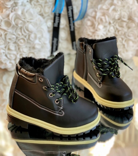 Bocanci Copii Cod: 258 Black Green