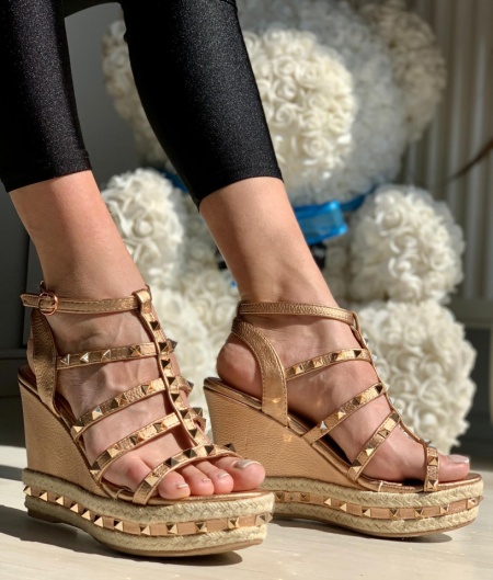 Sandale Cod: LBS6582 Gold.