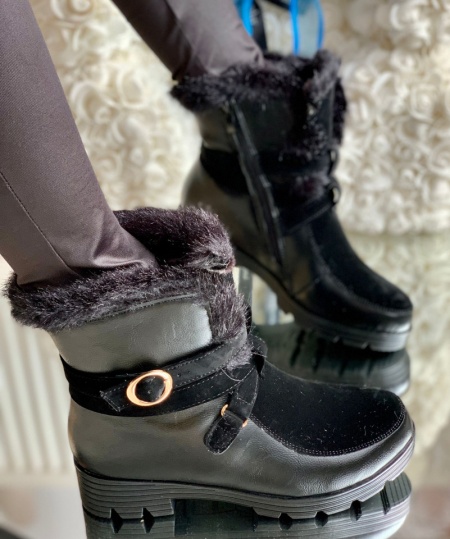 Ghete cod: Eda fashion 14 Black