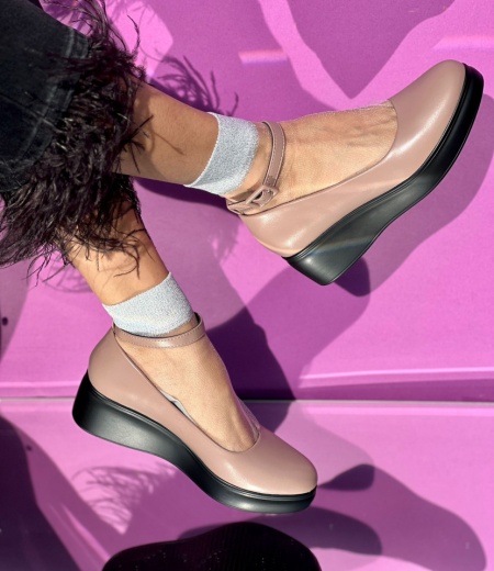 Pantofi Casual Cod:W-32 Nude
