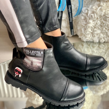 Ghete cod: LEE005 Black
