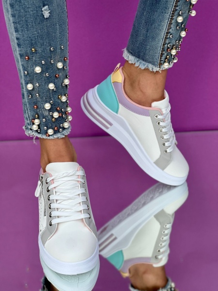 Pantofi sport cod:AB982White/Purple