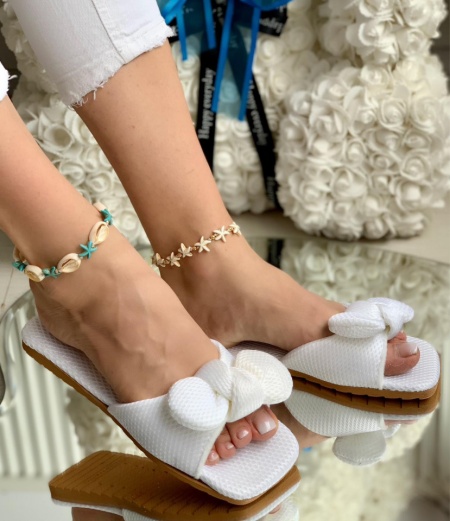 Papuci Dama cod: 888 White