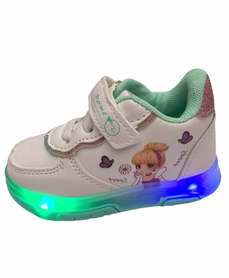Pantofi sport cod:0051WHITE/GREEN
