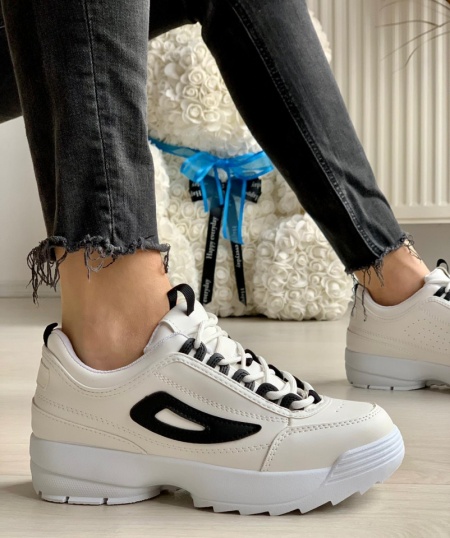 PANTOFI SPORT COD: AB630 WH/BLACK