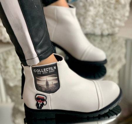 Ghete cod: LEE005 White