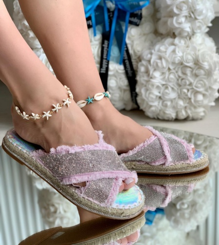 Papuci Dama cod: 99886-4 PINK/Silver