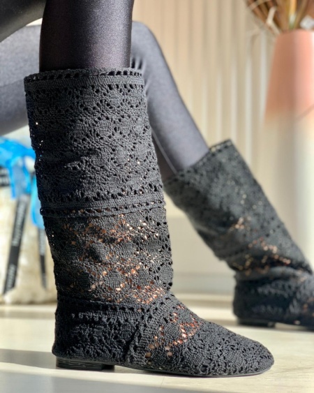 Cizme de vară cod: W-01 Black