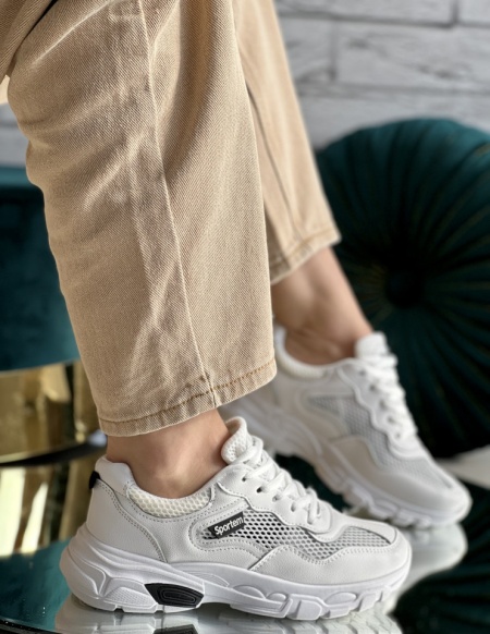 PANTOFI SPORT COD: EM1 WHITE