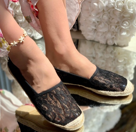 Espadrile cod: E-123 Black