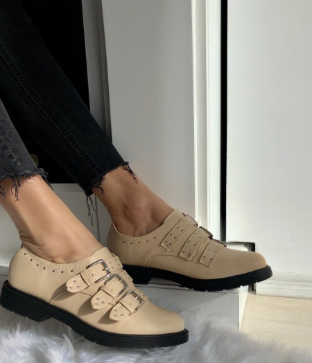 Pantofi Cod: FN365 Beige