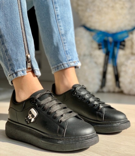 PANTOFI SPORT COD: 6688-7 ALL BLACK