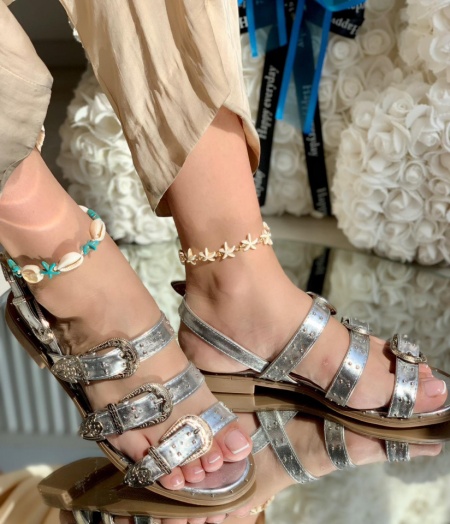 Sandale cod: LL11-100 Silver