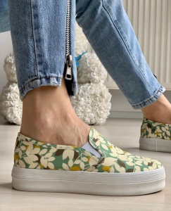 Espadrile cod: 1988 Flower Green