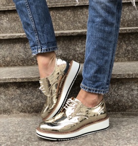 Pantofi Cod : 7A129 Gold