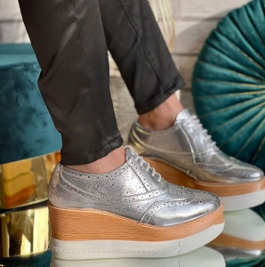 Pantofi cod: VB72050 Silver
