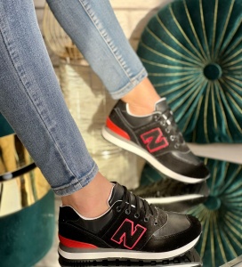 Pantofi Sport Cod: 121 Black/R