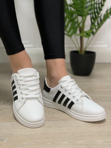 Pantofi Sport Cod: 169 White/Black