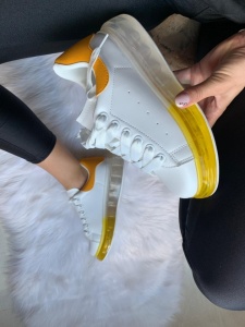 Pantofi Sport Cod:1801 White/Yellow