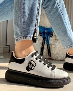 PANTOFI SPORT COD: 6688-10 WHITE/BLACK