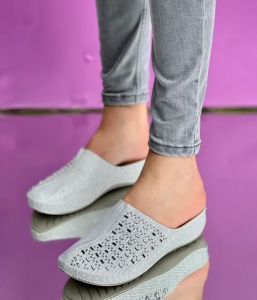 Papuci Cod: 77962 Silver