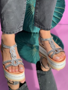 Sandale Cod: F-63Silver