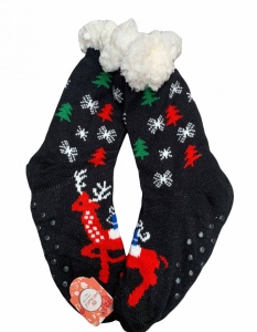 Sosete Imblanite Cod: Snow Black