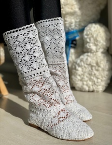 Cizme de vară cod: W-01 White
